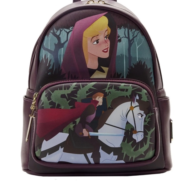 Loungefly Sleeping Beauty Prince Phillip Briar Rose Exclusive Mini Backpack main image 10